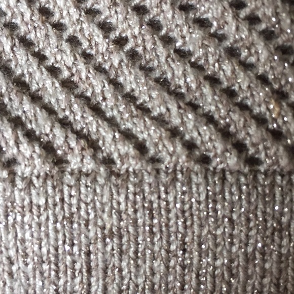 Tan/metallic summer sweater - Picture 3 of 4